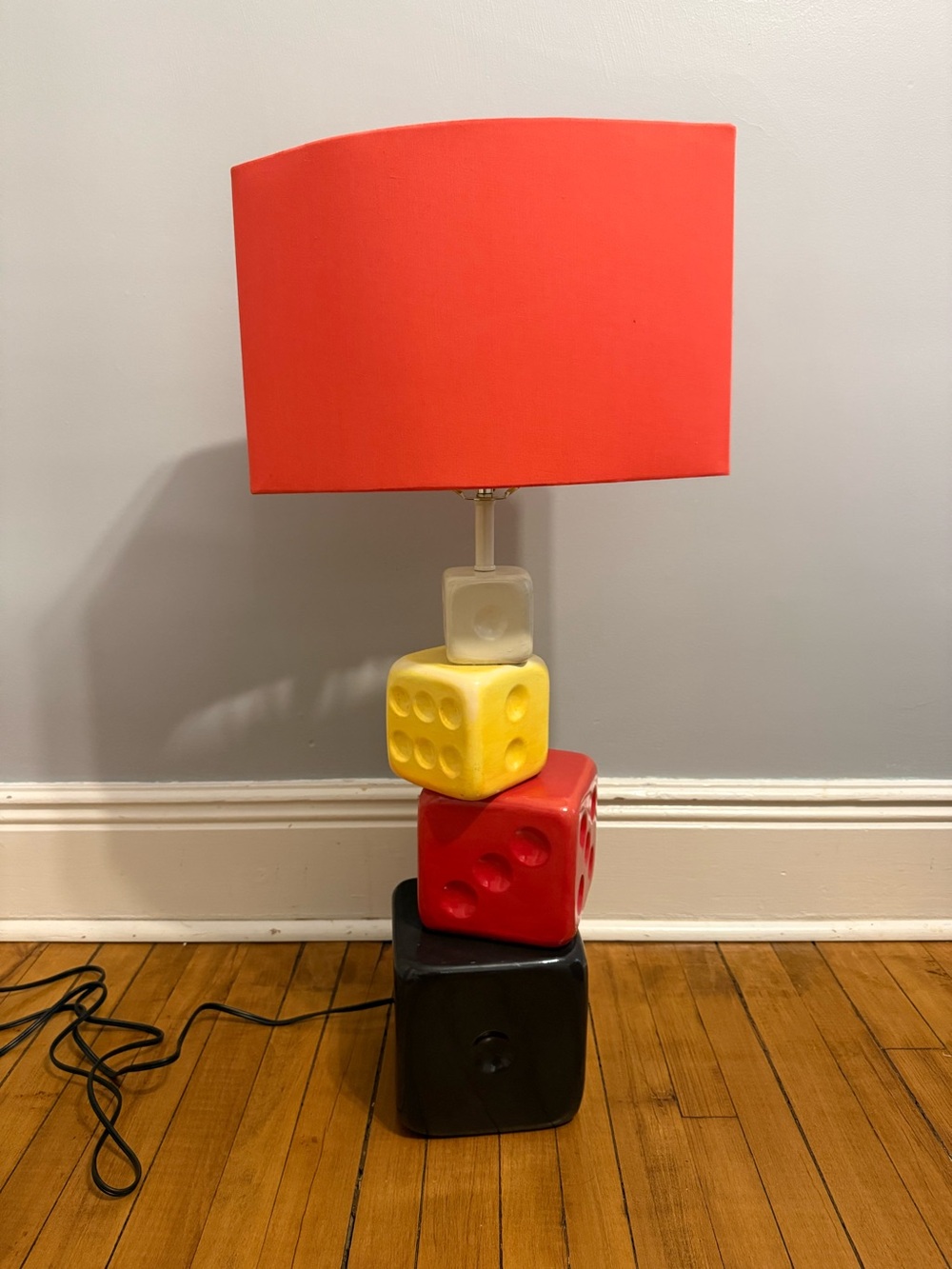 Vintage Art Deco Style Dice Lamp 🎲